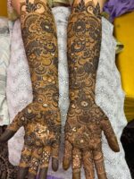 Bridal Mehendi Package 2 (Upto Elbow on Hand and Upto Ankle on Leg) - Image 4