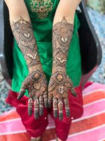 Bridal Mehendi Package 2 (Upto Elbow on Hand and Upto Ankle on Leg) - Image 3